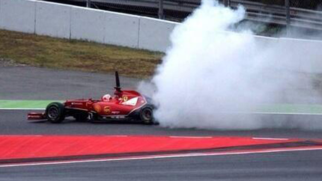 La Ferrari ha rotto il motore nel primo giro!