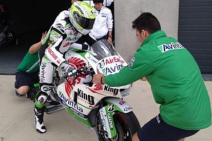 La Avintia prova un nuovo telaio a Motorland Aragon