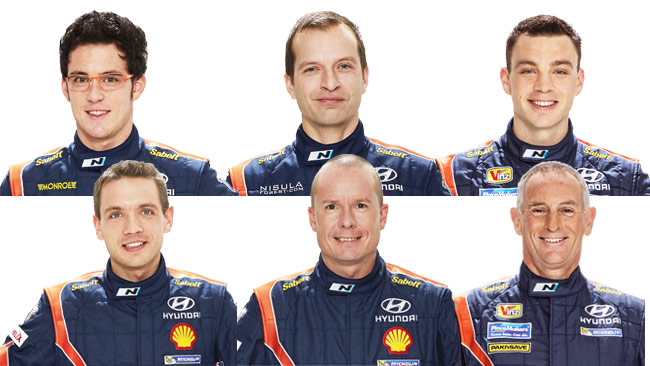 Hyundai Motorsport con tre equipaggi in Sardegna