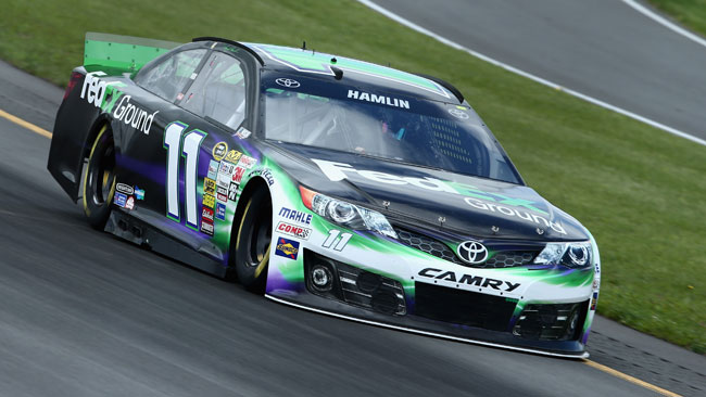 Denny Hamlin in pole position a Pocono
