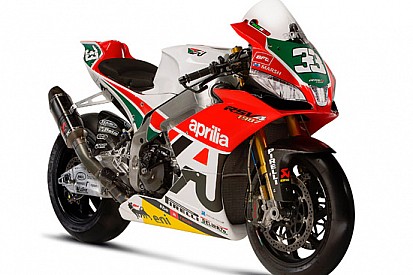 L'Aprilia sfoggia una livrea retrò a Misano