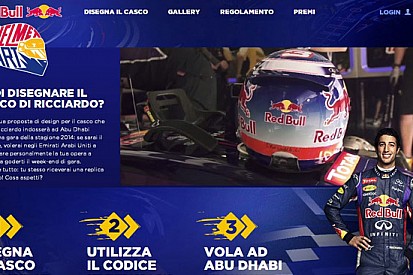 Red Bull Helmet Art: disegna il casco di Ricciardo!