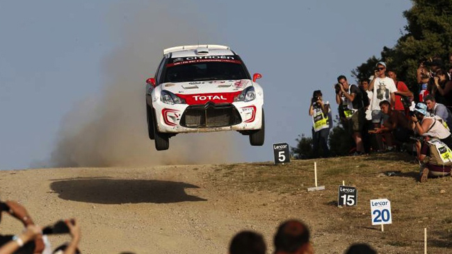 Chardonnet in Estonia con la Citroën DS3 R5