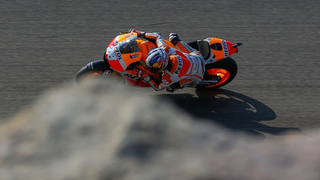 Una bandiera gialla frena Pedrosa sul più bello