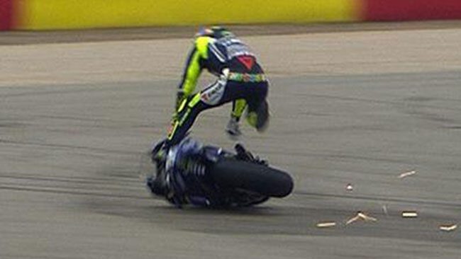 Valentino Rossi in ospedale per una TAC di controllo