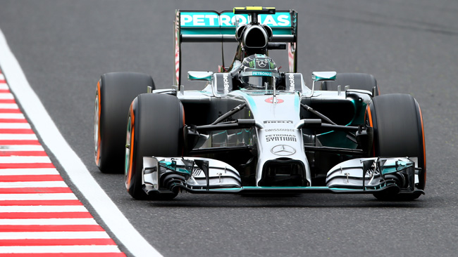 Rosberg in pole a Suzuka nel dominio Mercedes