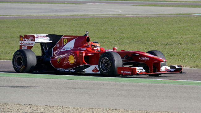 Esteban Ocon ha provato la Ferrari F10 a Fiorano