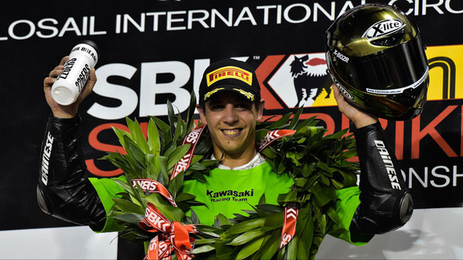La Kawasaki si consola con il titolo EVO di Salom