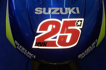 Vinales torna ad utilizzare il numero 25 sulla Suzuki