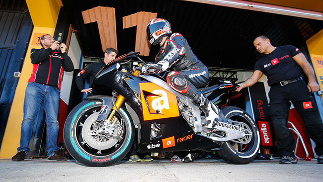L'Aprilia ha solo una moto con le valvole pneumatiche