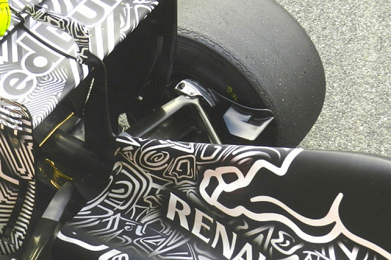 Red Bull: il braccio posteriore della RB11 è regolabile