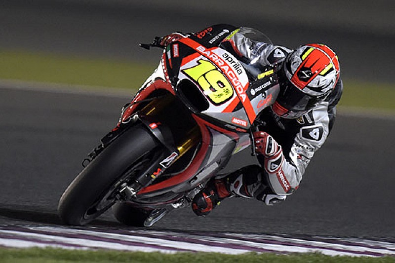 Un esordio difficile per l'Aprilia RS-GP