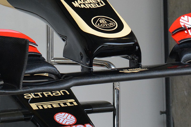 Lotus: c'è un supporto dell'ala anteriore più corto