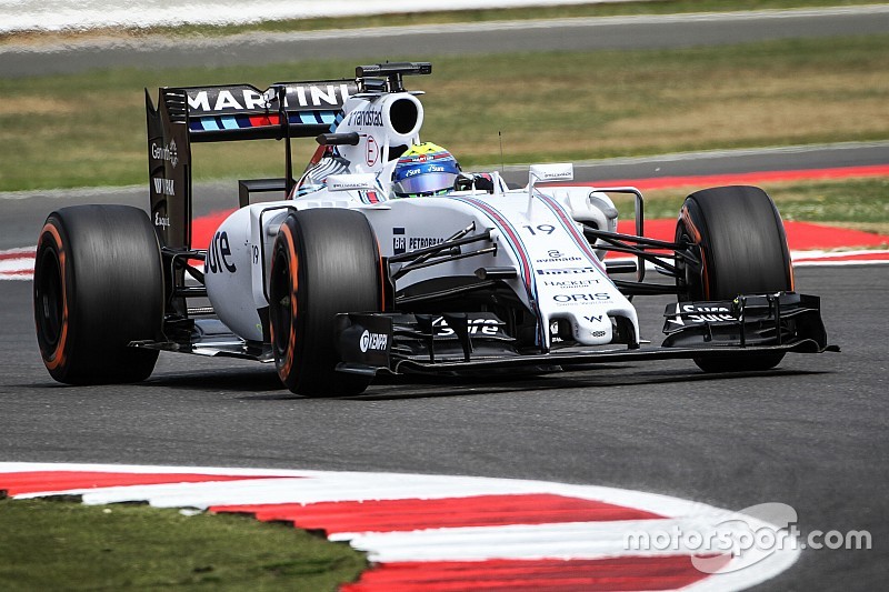 Felipe Massa ravi d'être devant les Ferrari à Silverstone