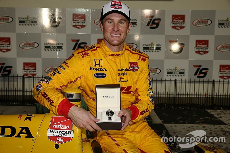 Ryan Hunter-Reay, triunfador en Iowa