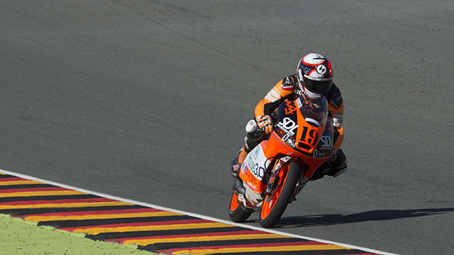 Tonucci chiude ventiquattresimo al Sachsenring
