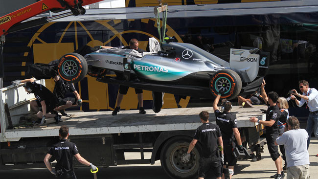 Silverstone, Libere 1: Rosberg nonostante il cambio