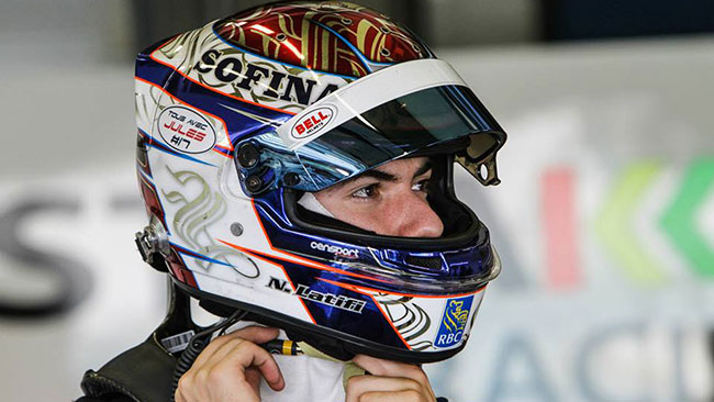 Nicholas Latifi in GP2 con il team MP all'Hungaroring