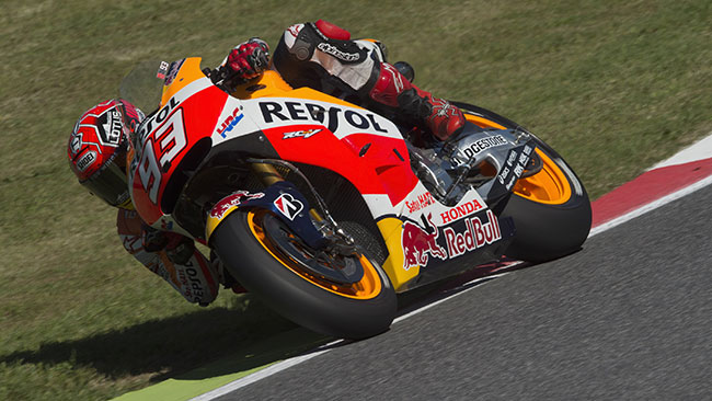Marquez lavora sull'elettronica per addolcire il motore