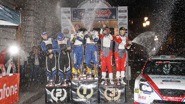 Il Rally 1000 Miglia si fa in tre nel 2015