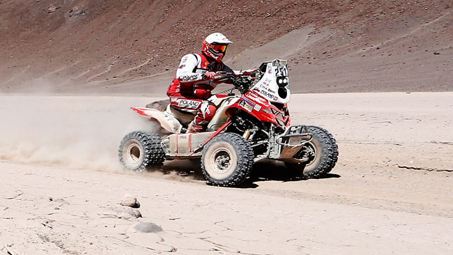 Dakar, Quad, Tappa 10: Casale ko, Sonik in fuga