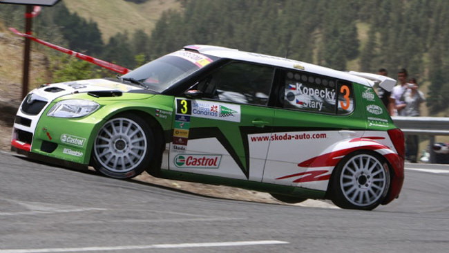 Salento, PS6: Kopecky porta in testa la Skoda