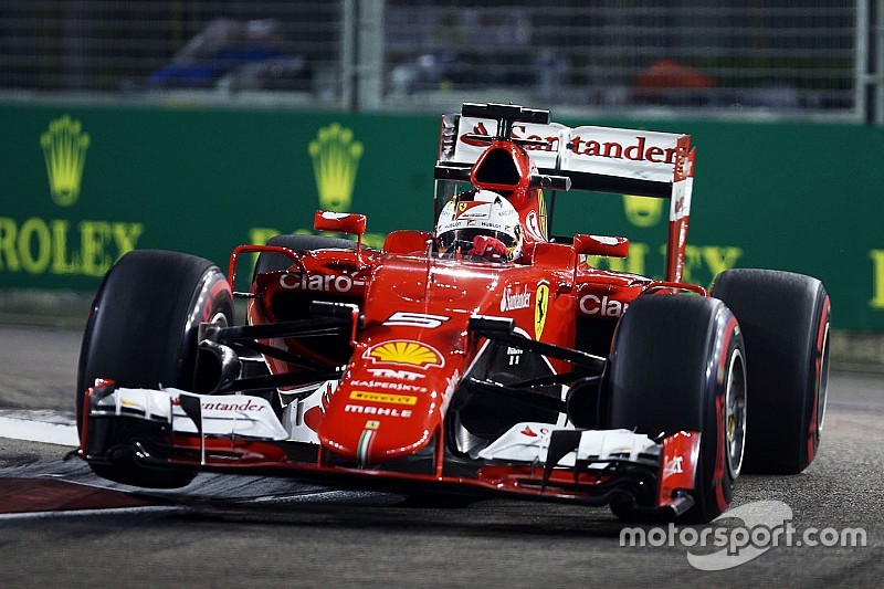 Vettel al frente en la 3° práctica; Mercedes fuera de ritmo