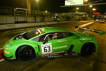 Subito davanti la Huracan della Grasser nelle Libere 2