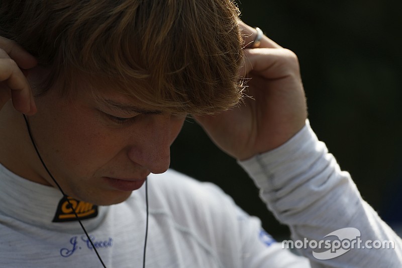 Johnny Cecotto Jr in pista con la Trident a Sochi