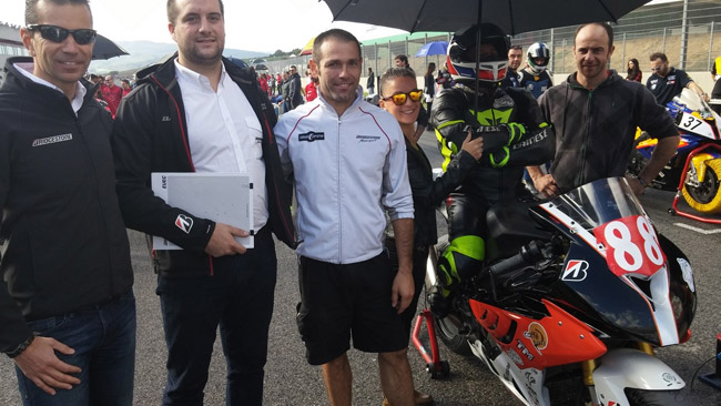 Andrea Poggi e Bridgestone ok al Mugello