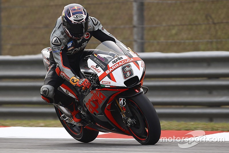 Stefan Bradl e l'Aprilia tra i migliori nella Q1 di Sepang
