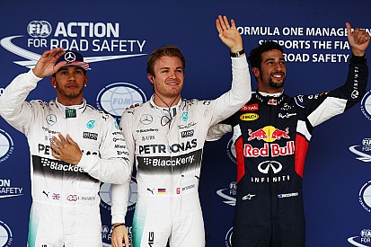 Rosberg pakt pole na schrappen Q3, Verstappen naar P8