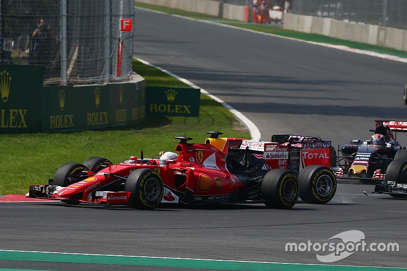 Ferrari lambe feridas após corrida acidentada