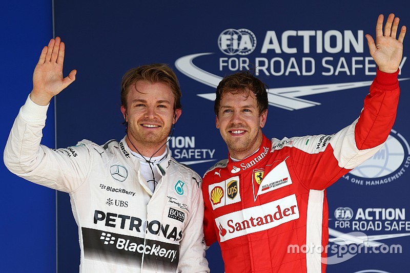 Rosberg logra su quinta pole consecutiva