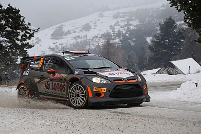 Robert Kubica start in Monte Carlo Rally