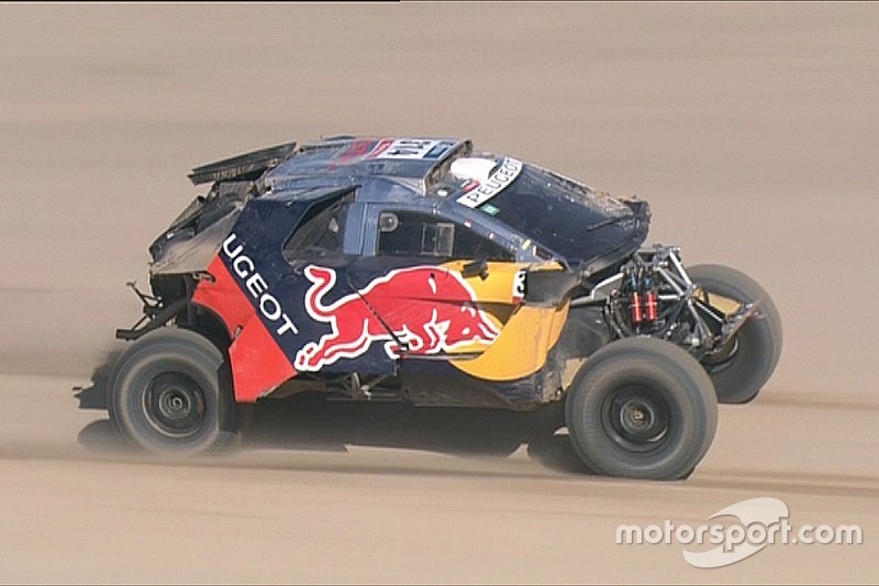Dakar: ecco Loeb dopo il pauroso tonneau