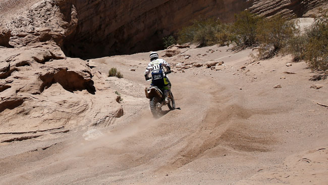 Dakar, la 125 di Sylvain Espinasse tiene ancora botta