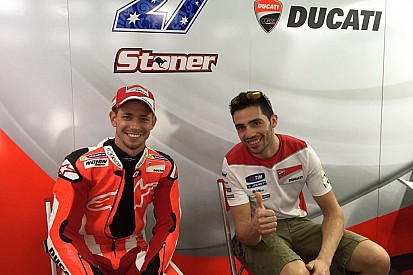 Pochi giri ma tante rilevazioni oggi per Pirro e la Ducati