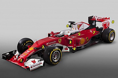 Análisis técnico: los ocho cambios clave de Ferrari