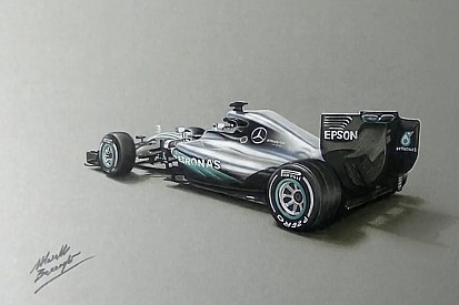 Mercedes revela nuevas imágenes del W07