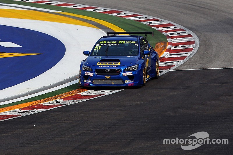 Luca Rangoni conclude i test con la Subaru STI TCR