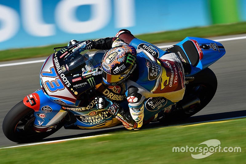 Frattura al polso per Alex Marquez dopo una caduta nei test di Jerez