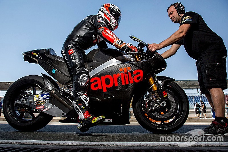 Promettenti margini di miglioramento per l'Aprilia RS-GP 2016