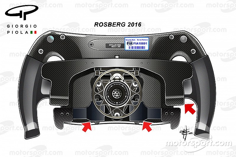 Formel-1-Technik: Nico Rosbergs Lenkrad