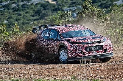 Eerste foto's: Citroën test WRC-auto van 2017