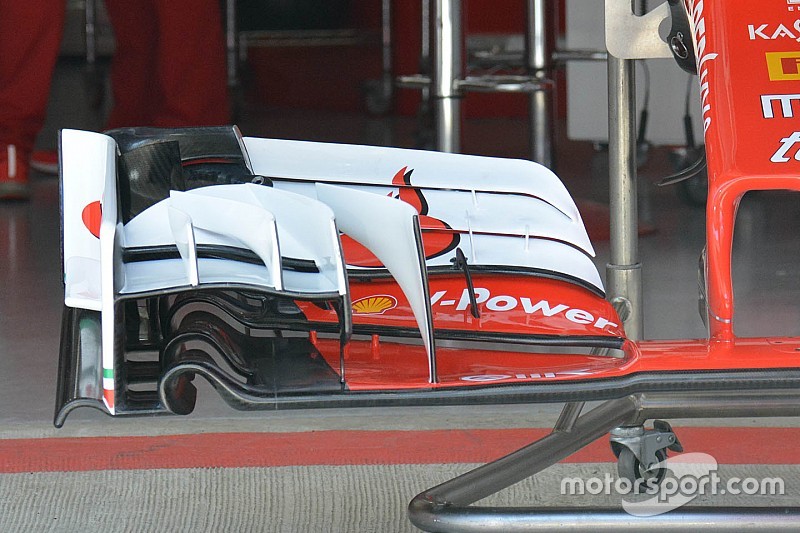 Formel-1-Technik: Ferrari mit neuem Fronflügel in Russland
