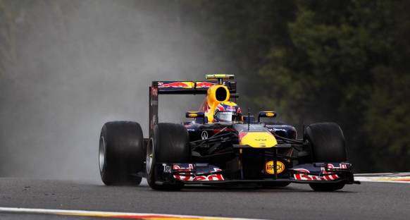 Belçika Grand Prix Cuma 2. antrenmanlar - Webber zirvede