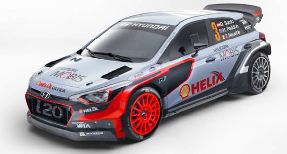 Hyundai 2016'da WRC'de yarışacak olan i20'yi duyurdu
