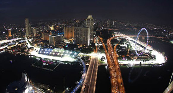 Singapur GP'de tek sorun yoğun sis ihtimali