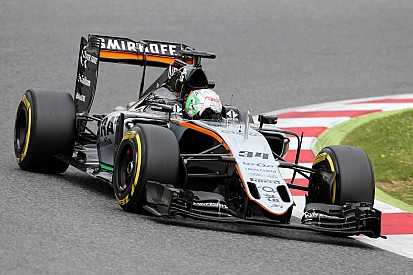 Celis volvió a rodar con Force India
